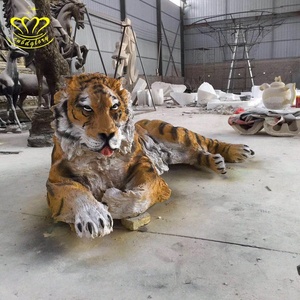 <span class=keywords><strong>Di</strong></span> alta qualità su misura a grandezza naturale in fibra <span class=keywords><strong>di</strong></span> vetro statua della tigre per il bambino del parco <span class=keywords><strong>di</strong></span> divertimenti giardino paesaggio strada decorazione in resina modello - Product Image 6