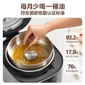 Midea Electric Pressure <b>Cooker</b> MY-C5930F 5L Stainless Steel Inner Pot Digital Control <b>Multi</b> <b>Function</b> Cooking - Product Image 2
