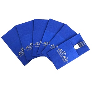 กระดาษเช็ดปากแบบมีสีกระดาษสำหรับ100% ทำจากเยื่อไม้แท้ออกแบบโลโก้ได้ตามต้องการ - Product Image 1