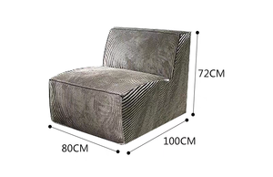 कारखाने संपीड़ित सोफा बॉक्स में आधुनिक अनुप्रस्थ मॉड्यूलर लिविंग रूम परिवर्तनीय सोफे कपड़े वैक्यूम पैकेज संपीड़न सोफा - Product Image 6