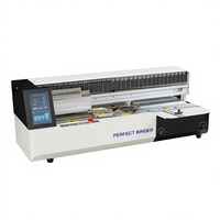 Machine à relier automatique parfaite pour la reliure de livres, équipement de bureau certifié CE, WD-335S A4 330 mm, épaisseur 50 mm.
