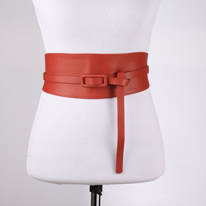 <span class=keywords><strong>Ceinture</strong></span> <span class=keywords><strong>Obi</strong></span> en similicuir pour femme, large <span class=keywords><strong>ceinture</strong></span> rétro à nouer pour robe, Halloween, <span class=keywords><strong>ceinture</strong></span> pour femme - Product Image 3