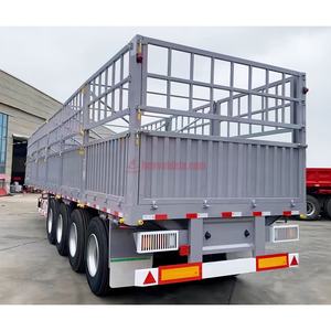 Remolque <span class=keywords><strong>de</strong></span> plataforma para camión <span class=keywords><strong>de</strong></span> servicio pesado Vehicle Master <span class=keywords><strong>de</strong></span> 40-60 toneladas, 4 ejes, semirremolque <span class=keywords><strong>de</strong></span> transporte <span class=keywords><strong>de</strong></span> 50 toneladas - Product Image 3