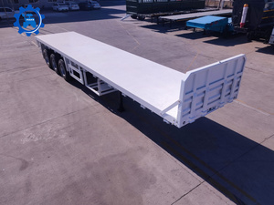 Tanzania sử dụng phẳng <span class=keywords><strong>Trailer</strong></span> cho bán 3 trục phẳng giường bán <span class=keywords><strong>Trailer</strong></span> 40ft phẳng <span class=keywords><strong>Trailer</strong></span> - Product Image 2