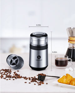 Molino Eléctrico <span class=keywords><strong>de</strong></span> Acero Inoxidable <span class=keywords><strong>de</strong></span> Doble Taza para Moler Especias Secas y Húmedas, Molinillo Eléctrico para Granos - Product Image 6