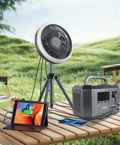 Station d'alimentation portable rechargeable par énergie solaire 1000W 768Wh 12.8V QC3.0-PD à charge rapide avec batterie LiFePO4 pour le camping et l'utilisation en voiture - Product Image 3