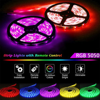 Bande de rétroéclairage RGB USB TV 5050 IP20 Led fête Bar 1M 2M 3M 4M 5M RGB TV Flexible bande lumineuse