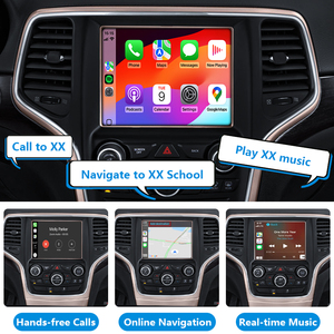 Kit de Interfaz con Módulo Decodificador Inalámbrico Apple CarPlay y Android Auto para Actualizar la Pantalla Original del Coche Jeep <span class=keywords><strong>Uconnect</strong></span> 8.4 - Product Image 3