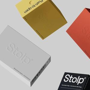 Biểu tượng tùy chỉnh khuyến mại New Arrival tái chế vật liệu các tông tự Erecting hộp đồ trang sức dễ thương bao bì giấy mặt Kem - Product Image 1