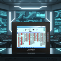 EACAIOT Écran tactile industriel LCD 15 pouces, ordinateur embarqué avec interface VGA/DVI, dimensions 403x45x313mm, en stock