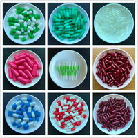Capsules vides en gélatine végétale pharmaceutique transparente de taille 0-4, couleur et impression personnalisées, marque Tianlong, origine Zhejiang