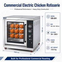 Four à rôtir électrique automatique commercial certifié CE, fabriqué en Chine, pour poulet rôti, 10000-20000W
