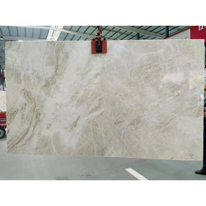 Sang trọng tự nhiên đá Countertop thạch anh Granite quartzit đá cẩm thạch ấm màu be màu Taj Mahal - Product Image 2