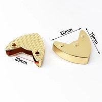 Deepeel BF084 20mm Attaches métalliques pour fermetures éclair, embouts de fermeture éclair, vis, boucles, protections d'angle, accessoires de quincaillerie