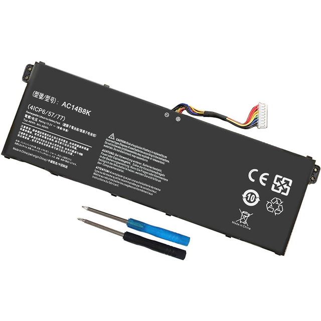 Wholesale Brand New 15.2V 48Wh Laptop Battery AC14B8K Replacementfor Acer Aspire E3-112 ES1-511 V3-371 V3-111 E5-771G