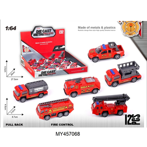 Voitures miniatures en alliage moulé sous pression à l'échelle 1:64, jouets de camions d'ingénierie miniatures, excavatrice, camion de pompiers, avion, bateau, <span class=keywords><strong>bus</strong></span>, hélicoptère pour enfants - Product Image 3