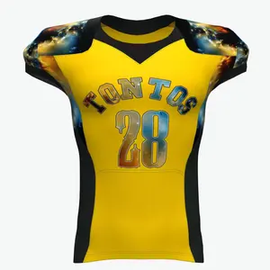 2024 Novo desgaste de futebol americano bordado personalizado