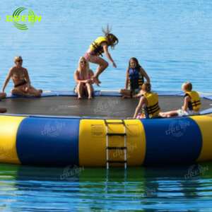 Trampoline d'eau flottant gonflable pour <span class=keywords><strong>piscine</strong></span> de plage jouer pour usage résidentiel et scolaire toboggan flottant équipement de toboggan aquatique - Product Image 4
