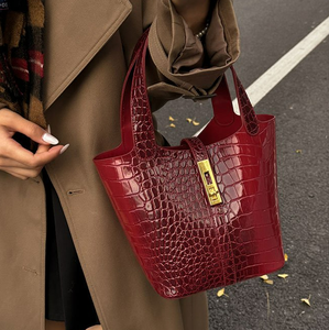 热销供应商2026鳄鱼印花女包时尚时尚女士钱包钱包各种颜色女手提袋 - Product Image 6