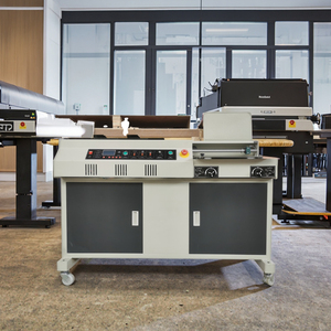 Equipo de pegado de papel eléctrico de gran capacidad A3, máquina de Encuadernación perfecta completamente automática de 450mm, categoría de producto, recortadora de papel - Product Image 2