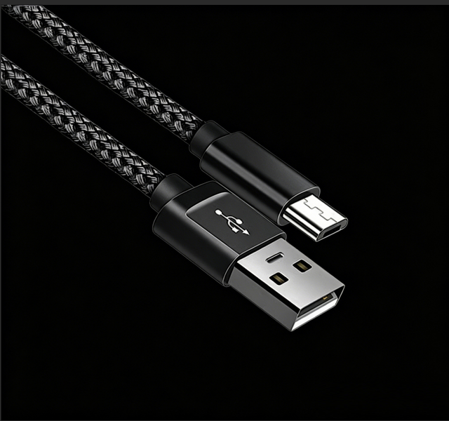 Customized Nylon Braided USB C Cable 2.4A Fast Charging USB Micro Fast Charger Cord for Mobile Phone