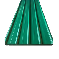 Lámina de Acero Perfilada de Color Verde YX51-380-760 U470, Techo de Junta alzada para Estructuras de Acero, Alta Resistencia, Venta al por Mayor