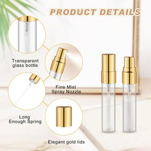 3ml 5ml 10ml Perfume Essential Oil Roller Bottle Paper Packaging <b>Box</b> Matt Lamination Embossing Sponge Liner-<b>Empty</b> Perfume Tester - Product Image 2