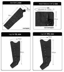เครื่องนวดระบายน้ำเหลืองอุปกรณ์บำบัดด้วยความดันแบบพรีเมี่ยมเครื่องบำบัดด้วยการบีบอัดที่แขนขาหน้าท้อง - Product Image 5