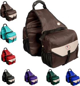 Muestra gratuita: Alforjas de montura para caballos con doble costura, aisladas, para equitación de sendero, con alforja de cantle desmontable - Product Image 4