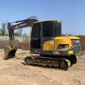 8Ton Used <b>Excavator</b> Sweden <b>Machine</b> High Quality Low Price Used volvo EC80D with Good Condition for Digging with CE Certified - Product Image 2