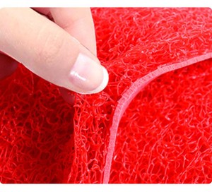 Tapis de bain solide fabriqué à la machine, tapis de douche, tapis de baignoire antidérapant à séchage rapide en PVC, tapis bouclé en spirale, tapis de porte en forme de nouilles, tapis spaghetti - Product Image 3