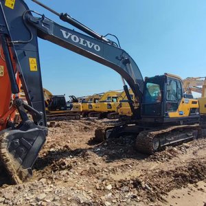 Excavatrice sur chenilles Volvo EC210 d'occasion de 21 tonnes de haute qualité avec moteur Yanmar, excellent état, prix réduit, vente - Product Image 2