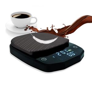Trend Coffee Scale Sets Rectangle ABS Shell Tray Espresso Modes Type-C Charging Digital <b>Kitchen</b> Palm <b>Timer</b> 2kg Capacity Battery - Product Image 1