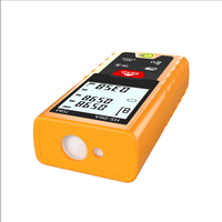 Télémètre laser industriel, ruban à mesurer numérique double mode, rétroéclairage LCD, calcul de surface/volume, étanche IP54, matériau ABS