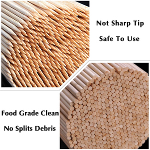 Newell Trung Quốc Chất Lượng Cao Hot Dog Tuyệt Vời Vòng Mỏng Xiên Tre Marshmallow Gậy Với Bao Bì Tinh Tế - Product Image 3