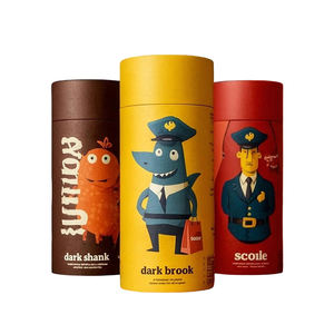 Op Maat Gemaakte Luxe Food Grade Cilinder Kartonnen Thee Verpakking Blikjes Ronde Papieren Buis Bus Voor Voedselverpakking - Product Image 5