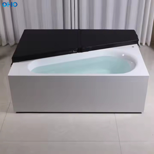 Enfriador de Agua Acrílico para Bañera con Agua Fría/Caliente y Baño de Hielo, Moderno con LED, para Uso en Interiores/Exteriores - Product Image 3