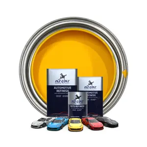 Mantel MJ & Kingfix kualitas tinggi 1K perak warna dasar mutiara cat otomatis untuk perbaikan cat mobil mobil