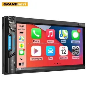 2024 Auto Electronics 2din 7inch MP3 MP5 Player CarPlay Android Auto FM RDS BT Touch Screen