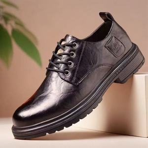 Zapatos Formales de Negocios de Lujo Hechos a Mano en Cuero Suave y Cómodo de Estilo Italiano, Zapatos de Boda de Alta Calidad, Tendencia de Moda, Flexibles - Product Image 2