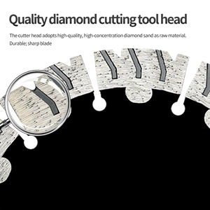 Lames de coupe spéciales à fente pour béton armé, lames de scie pour meuleuses d'angle d'eau et d'électricité sur murs en ciment - Product Image 5
