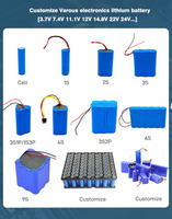 Batterie cachée pour vélo électrique 6ah 7.5ah 10ah 15ah batterie 12v 24v 36v 48v 18650 batterie