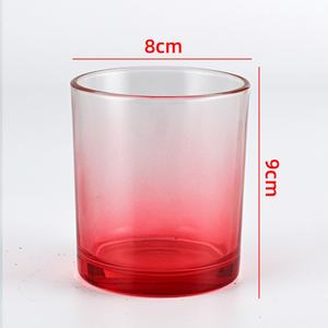 Vente en gros de pots à bougies en verre transparent blanc, noir mat, vides, 220 ml, 430 ml, à large ouverture, avec couvercle en bambou - Product Image 6