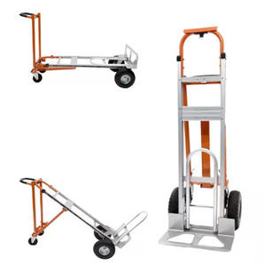 Langlebiger 450kg Aluminium legierung Faltbarer Handwagen Cabrio <span class=keywords><strong>Hand</strong></span> Dolly Utility Cart für die Lager logistik - Product Image 2