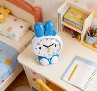 Bunter Kaninchen-Stil Cartoon Musikwecker mit Touch-Licht
