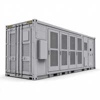 Système de stockage d'énergie conteneurisé B1 5 MWh, batterie lithium-ion 1500 V CC à refroidissement liquide pour réseau industriel