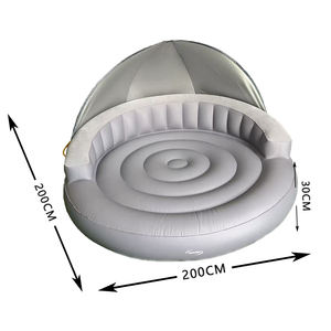 स्टॉक में आधुनिक inflatable फोल्डेबल गोल आउटडोर सोफे में रहने वाले कमरे और बेडरूम के उपयोग के लिए - Product Image 2