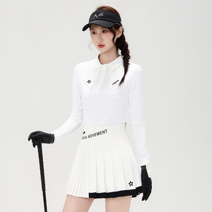 Automne/<span class=keywords><strong>hiver</strong></span> vêtements de <span class=keywords><strong>golf</strong></span> pour femmes polo à manches longues doux et confortable vêtements de sport de loisirs de plein air - Product Image 2