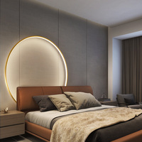 Creative lumière luxe minimaliste salon mur arrière chambre entrée ronde ambiante applique murale