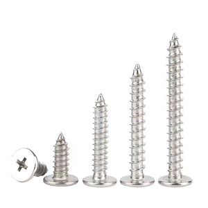 CA Flat Head Phillips Self Tapping Screws 304 Stainless Steel Large Head Metric For Metal Fasteners Class 4.8 A2-70 - Product Image 2